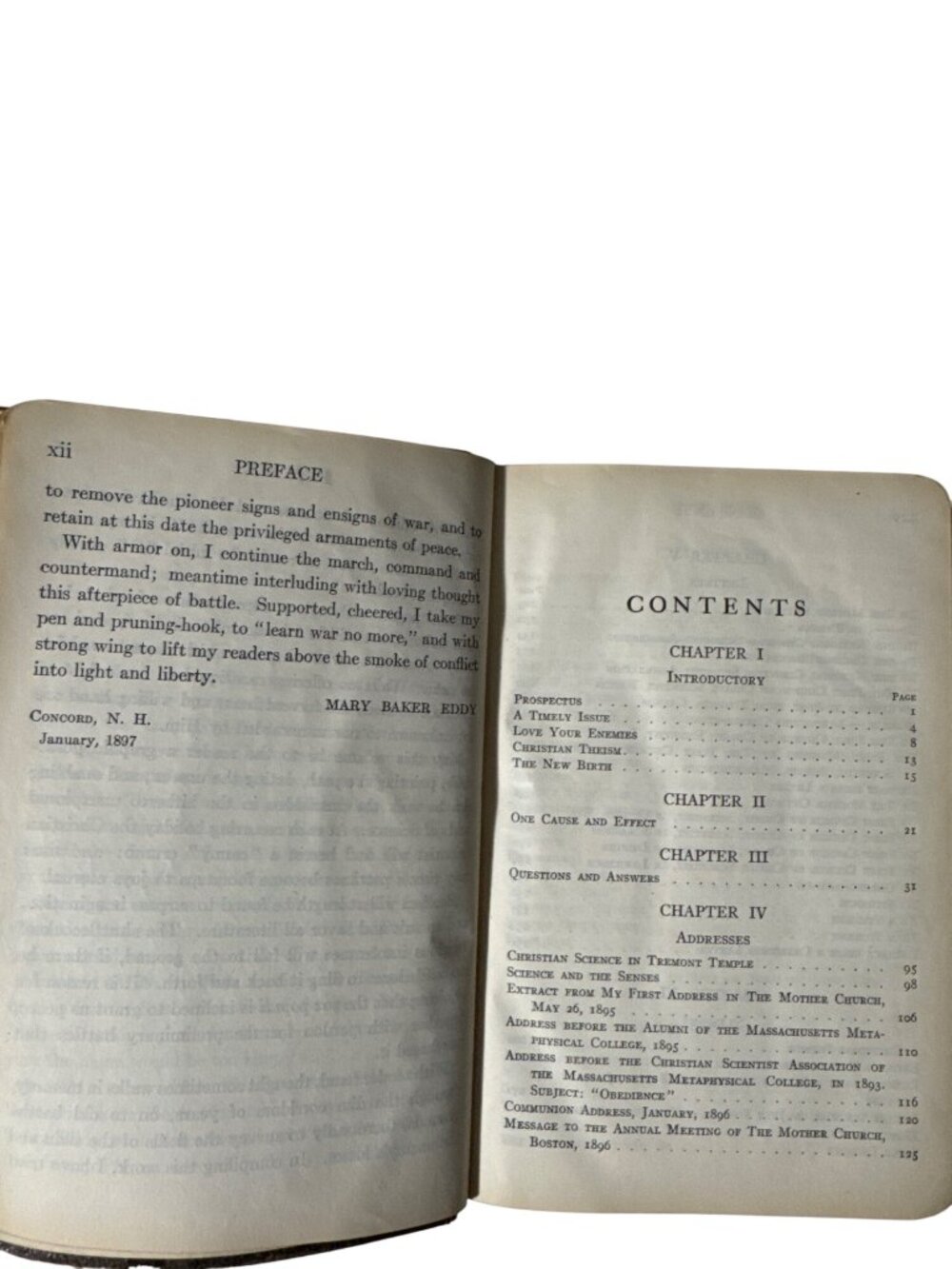 Antique Miscellaneous Writings 1883-1896 By Mary Baker Eddy Hardcover Book - Picture 6 of 16